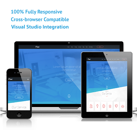 Flux ASP.NET, MVC Responsive Template