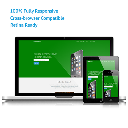 LandingBlue ASP.NET, MVC Responsive Theme