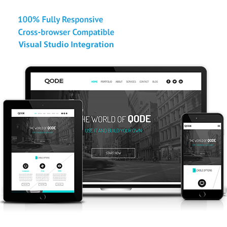 QODE ASP.NET, MVC Responsive Template